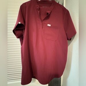 Figs Women Burgundy Complete Set Size XXL